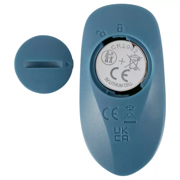 You2Toys - 3-delige opzetbare konijnen-duw vibrator met afstandsbediening (blauw)