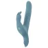 You2Toys - 3-delige opzetbare konijnen-duw vibrator met afstandsbediening (blauw)