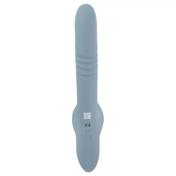 You2Toys - 3-delige opzetbare konijnen-duw vibrator met afstandsbediening (blauw)