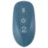 You2Toys - 3-delige opzetbare konijnen-duw vibrator met afstandsbediening (blauw)