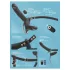 You2Toys - afstandsbedienbare dubbele opzetvibrator (zwart)