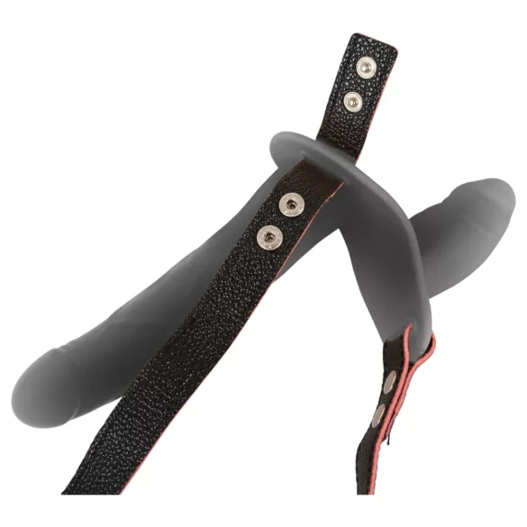 You2Toys - afstandsbedienbare dubbele opzetvibrator (zwart)