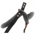 You2Toys - afstandsbedienbare dubbele opzetvibrator (zwart)