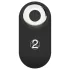 You2Toys - afstandsbedienbare dubbele opzetvibrator (zwart)