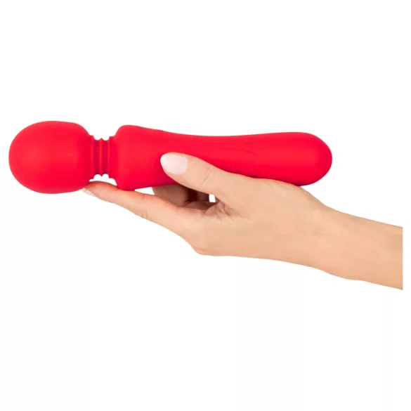 Sweet Smile - oplaadbare, waterdichte wandvibrator (rood)