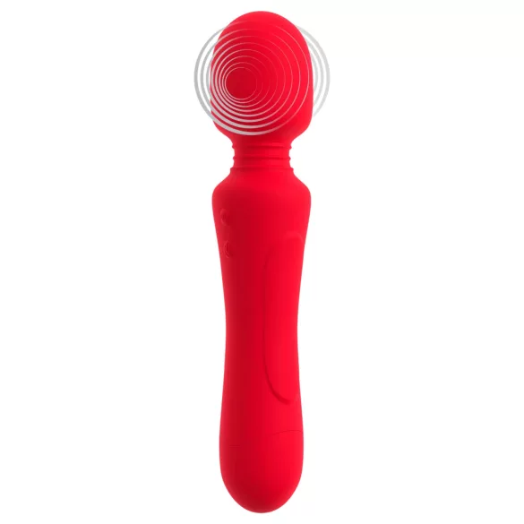 Sweet Smile - oplaadbare, waterdichte wandvibrator (rood)