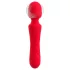Sweet Smile - oplaadbare, waterdichte wandvibrator (rood)