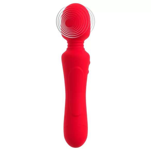 Sweet Smile - oplaadbare, waterdichte wandvibrator (rood)