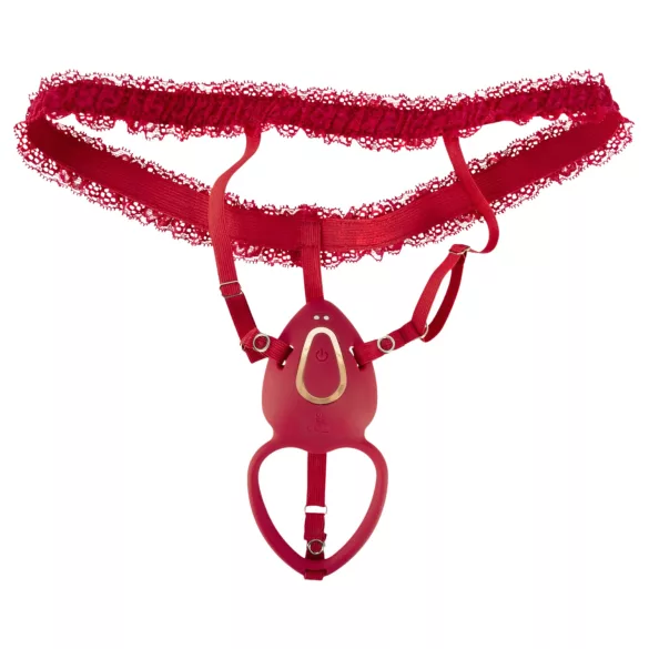 You2Toys - draagbare vibrerende clitorisstimulator (rood)