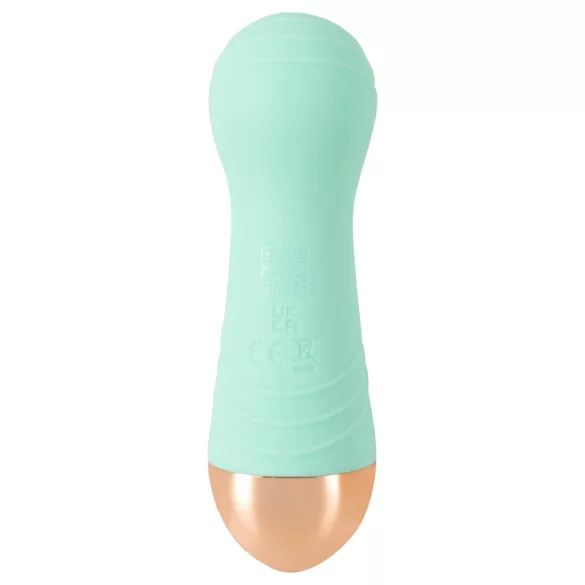 Cuties - oplaadbare, waterdichte mini vibrator (groen)
