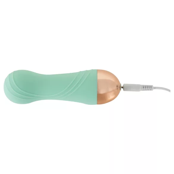 Cuties - oplaadbare, waterdichte mini vibrator (groen)