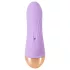 Cuties - oplaadbare, waterdichte mini vibrator met clitorisstimulatie‑arm (paars)