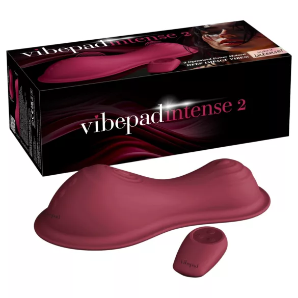 Vibepad Intense 2 - vibrerend kussen met afstandsbediening (rood)