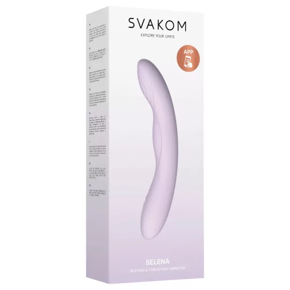 Svakom Selena - verwarmende, stotende G-spot vibrator (paars)