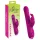 Sweet Smile - duwende, roterende vibrator met clitorishendel (roze)