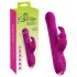 Sweet Smile - duwende, roterende vibrator met clitorishendel (roze)