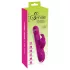 Sweet Smile - duwende, roterende vibrator met clitorishendel (roze)