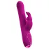Sweet Smile - duwende, roterende vibrator met clitorishendel (roze)
