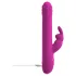 Sweet Smile - duwende, roterende vibrator met clitorishendel (roze)