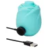 ROMP Rose Glow - luchtdruk clitorisstimulator (blauw)
