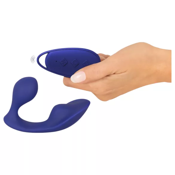 SMILE - vibrator met afstandsbediening - anaal en slip - blauw