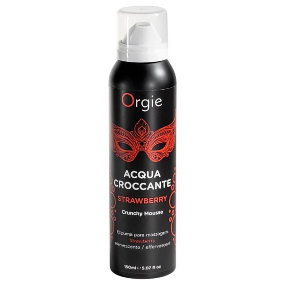 Orgie Acqua Croccante - Massage Foam - Aardbei (150ml)