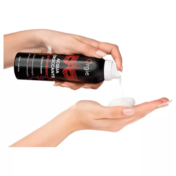 Orgie - massage schuim - aardbei - 150ml