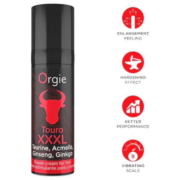 Orgie Touro XXXL - erectiecrème - stimulatie - 15ml