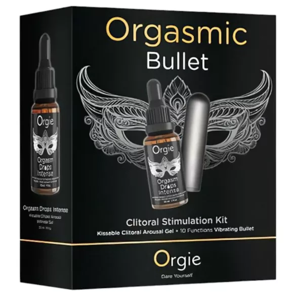 Orgie - mini vibrator set - bullet vibrator - grijs