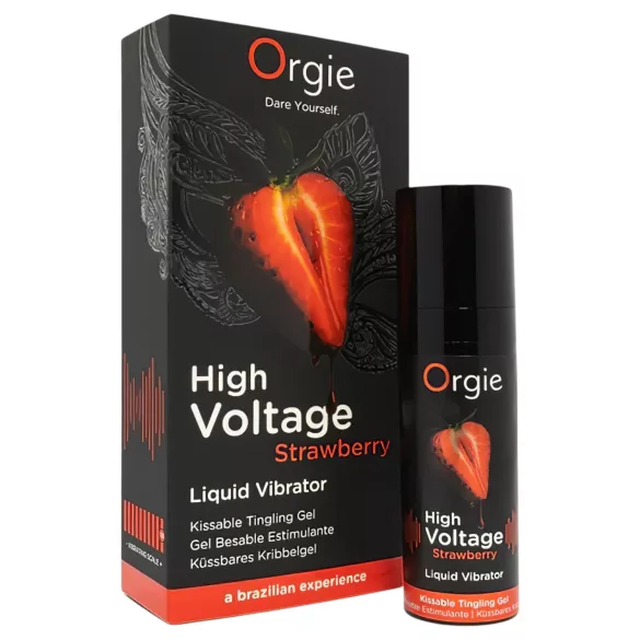 Orgie - vloeibare vibrator - aardbei - 15ml