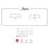 Obsessive Merossa - glinsterende open dames-string - zwart - 2XL/3XL