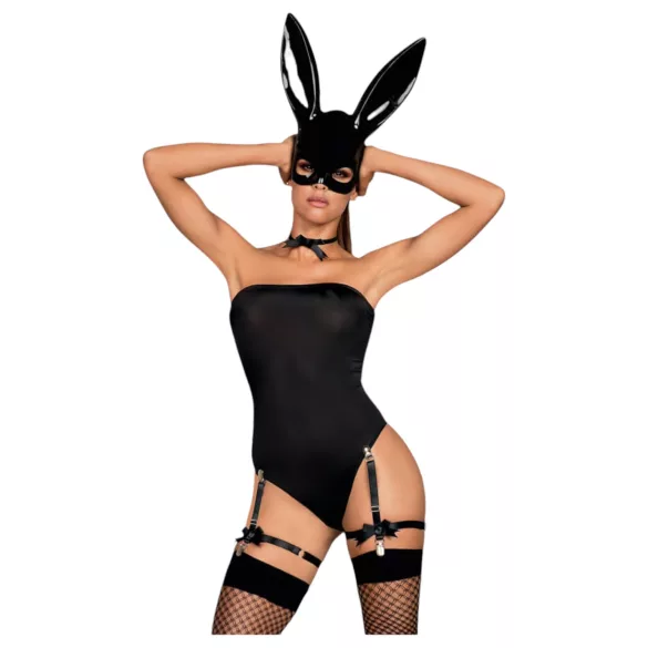 Obsessive - bunny kostuum - sexy outfit - zwart