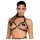 Obsessive - bodyharnas met halternek - zwart - S-L
