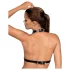 Obsessive - bodyharnas met halternek - zwart - S-L