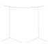 Obsessive Bijou 905 - lichaamsjuweel harnas (zilver) - S-L