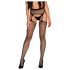 Obsessive - Opengewerkte netpanty (zwart)