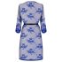 Obsessive Cobaltess - kanten ochtendjas (blauw) - L/XL