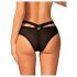 Obsessive Brasica - Zwoele bandjes slip (zwart) - M/L