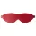 Obsessive Inferro - leren effect masker (rood)