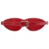 Obsessive Inferro - leren effect masker (rood)