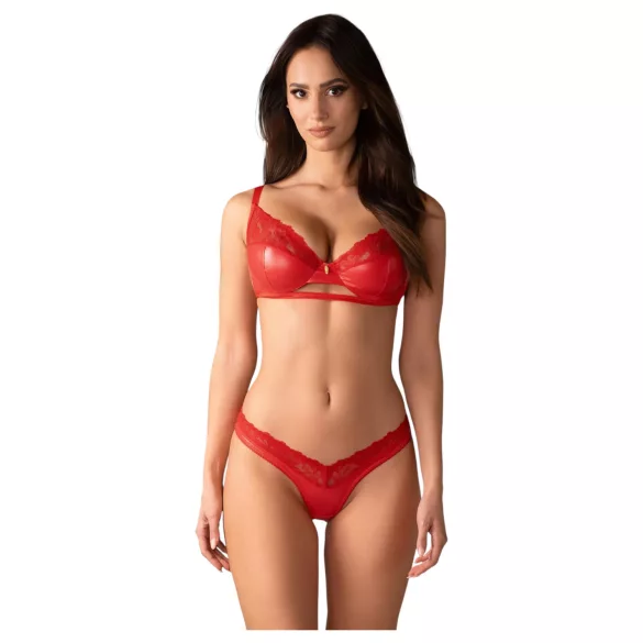 Obsessive Aloisa - lingerie cadeau box - 6-delig - rood - L/XL