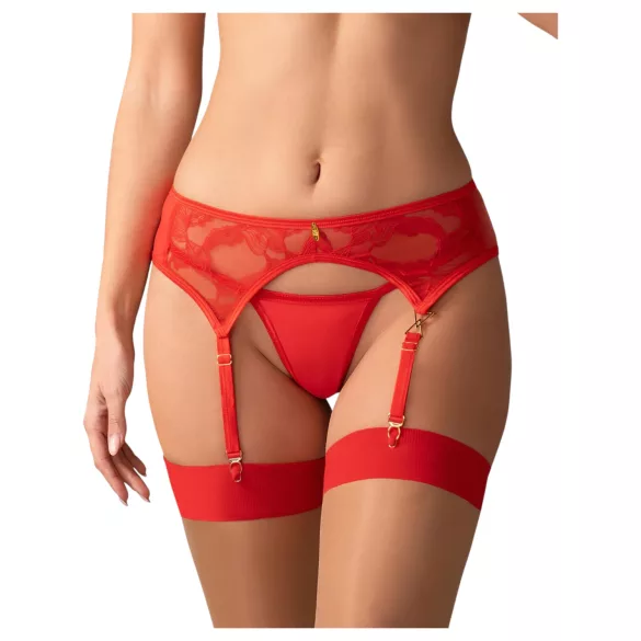 Obsessive Aloisa - lingerie cadeau box - 6-delig - rood - L/XL