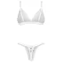 Obsessive Weddya Bride - tweedelige bruidsset (wit)