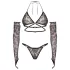 Obsessive Addia - luipaardprint netset - L/XL