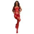 Obsessive Gifty - bustier en open string set (rood)