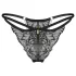 Obsessive Matildea - kanten string (zwart) - 2XL/3XL