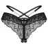 Obsessive Matildea - open kanten string (zwart) - L/XL