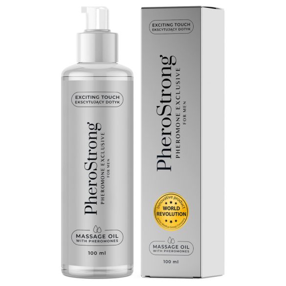 PheroStrong Exclusive - Massageolie voor Mannen (100ml)
