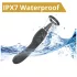 Sweet Play - 2-in-1 vibrator met likkende tong en zuigfunctie voor de clitoris (zwart)