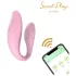 Erospace Sweet Play - app‑gestuurde partner vibrator (roze)
